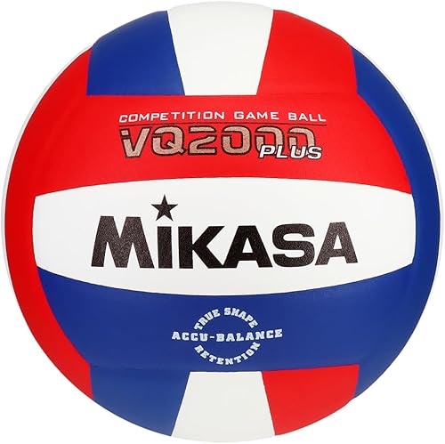 Miniatura 9 de Mikasa - Pelota de Voleibol VQ2000 Micro Cell Black, Colubmbia Blue, Columbia Blue/Navy/White, Green, Rojo oscuro/blanco, Navy, Purple,