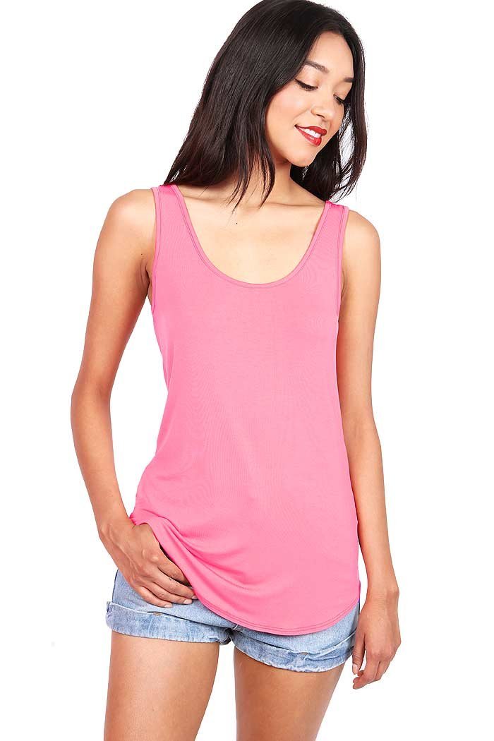 Emmas Closet Women's Basic Stretchy Tank Top, USA Made