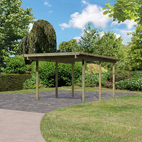 Preisvergleich Produktbild Karibu Einzelcarport ECO 1 Variante B kdi