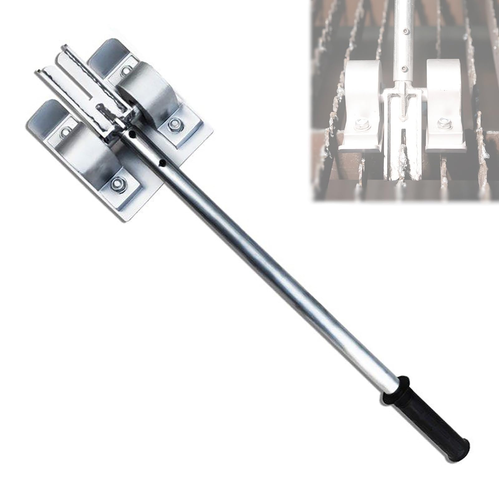 Rallador manual de limpieza de escoria para soldadura y corte térmico, herramienta de limpieza profunda de escoria, duradero operado a mano para talleres de fabricación de metal