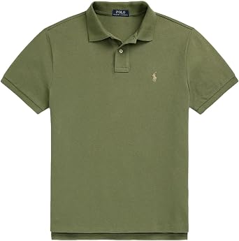 POLO RALPH LAUREN Men's Custom Fit Short Sleeve Mesh Polo Shirt