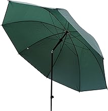 Fishing Umbrella 200 cm With Fold - Parasol Green - Brolly - Steel, Green, 200cm