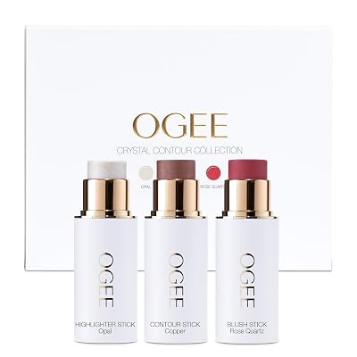 Ogee Sculpted Crystal Contour Collection stick trio