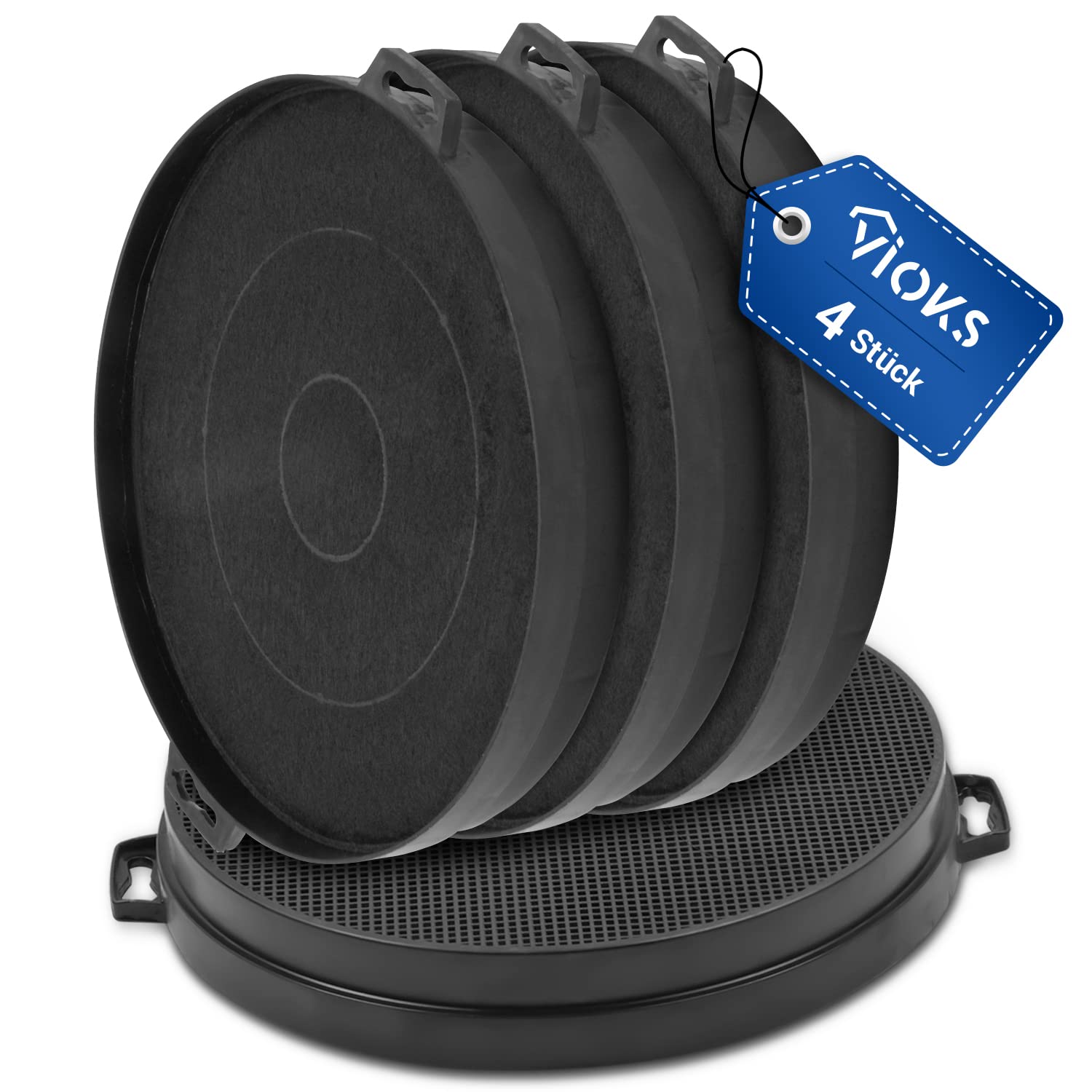 2 Filtri A Carboni Attivi Ø200mm Per Cappa Aspirante - Compatibile Con Franke, AEG, Siemens, Miele - Foto 5