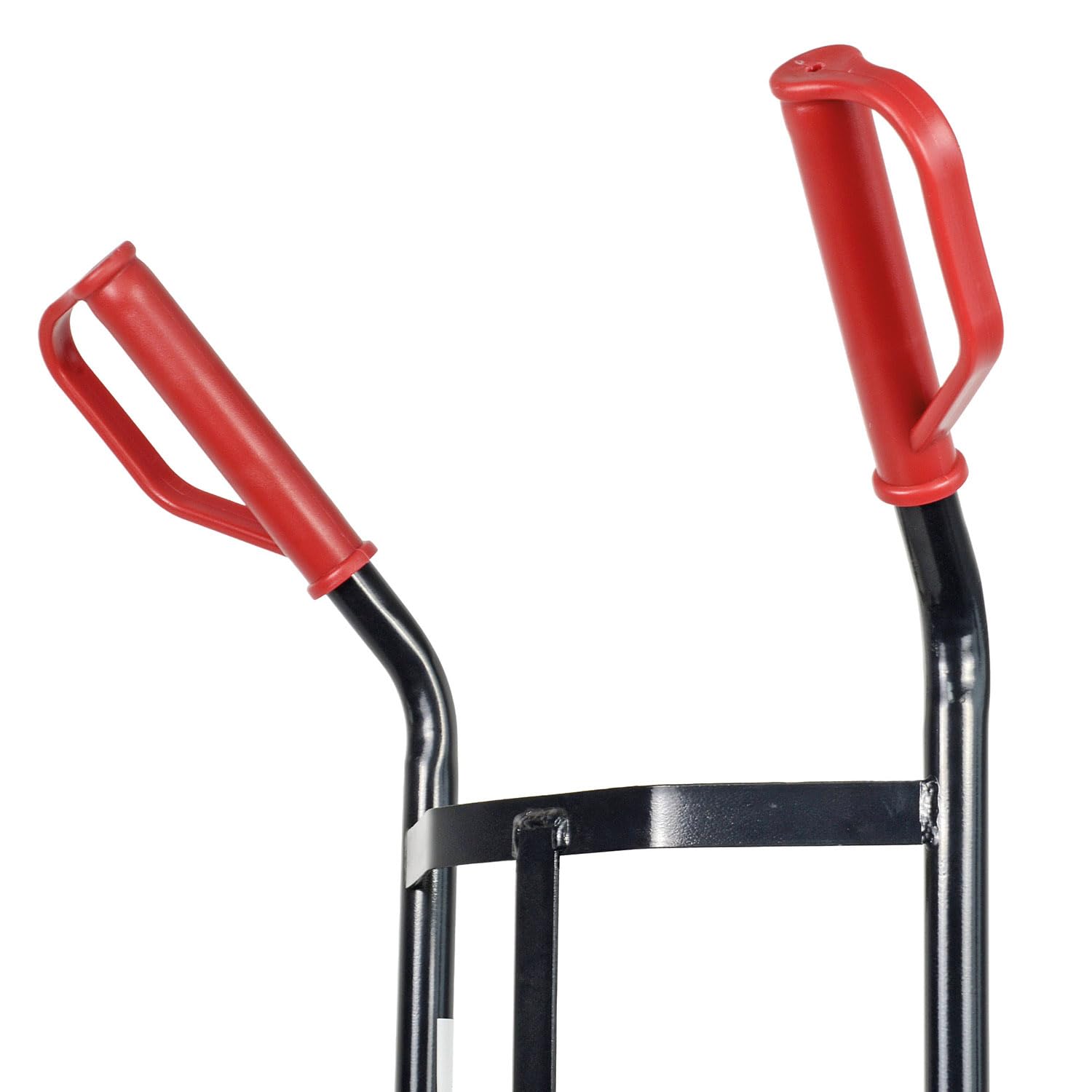 HBH Sackkarre 200kg Vollgummireifen TK200PU01 Transportkarre, schwarz, pannensicheres PU-Rad, kugelgelagert, robuster Stahlrohrrahmen, Sicherheitsgriffe, ideal für Haus, Garten, Werkstatt & Umzug