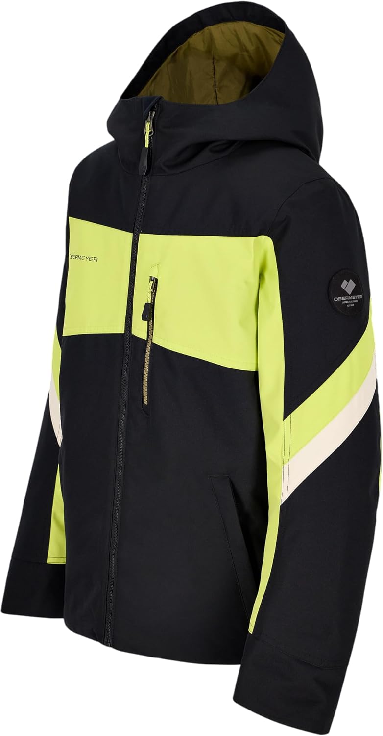 Obermeyer Boys Fleet Ski Jacket, Insulated and Waterproof for Skiing and Snowboarding