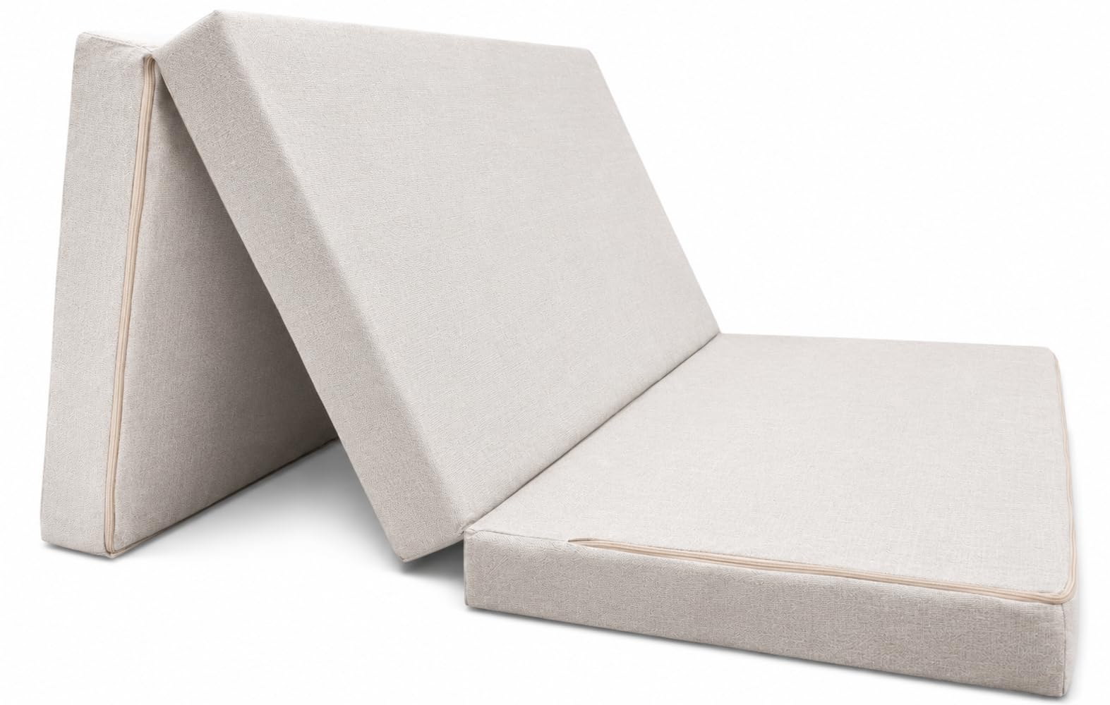 Odolplusz Materasso pieghevole in schiuma con rivestimento, 120 x 200 x 10 cm, per campeggio, da viaggio, per ospiti, pieghevole