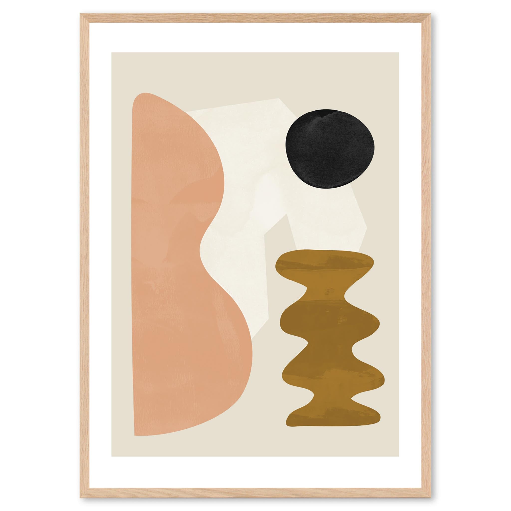 The Poster Club アートポスター 50×70cm Sculptural 02 ポスタークラブ 北欧雑貨 デンマーク製