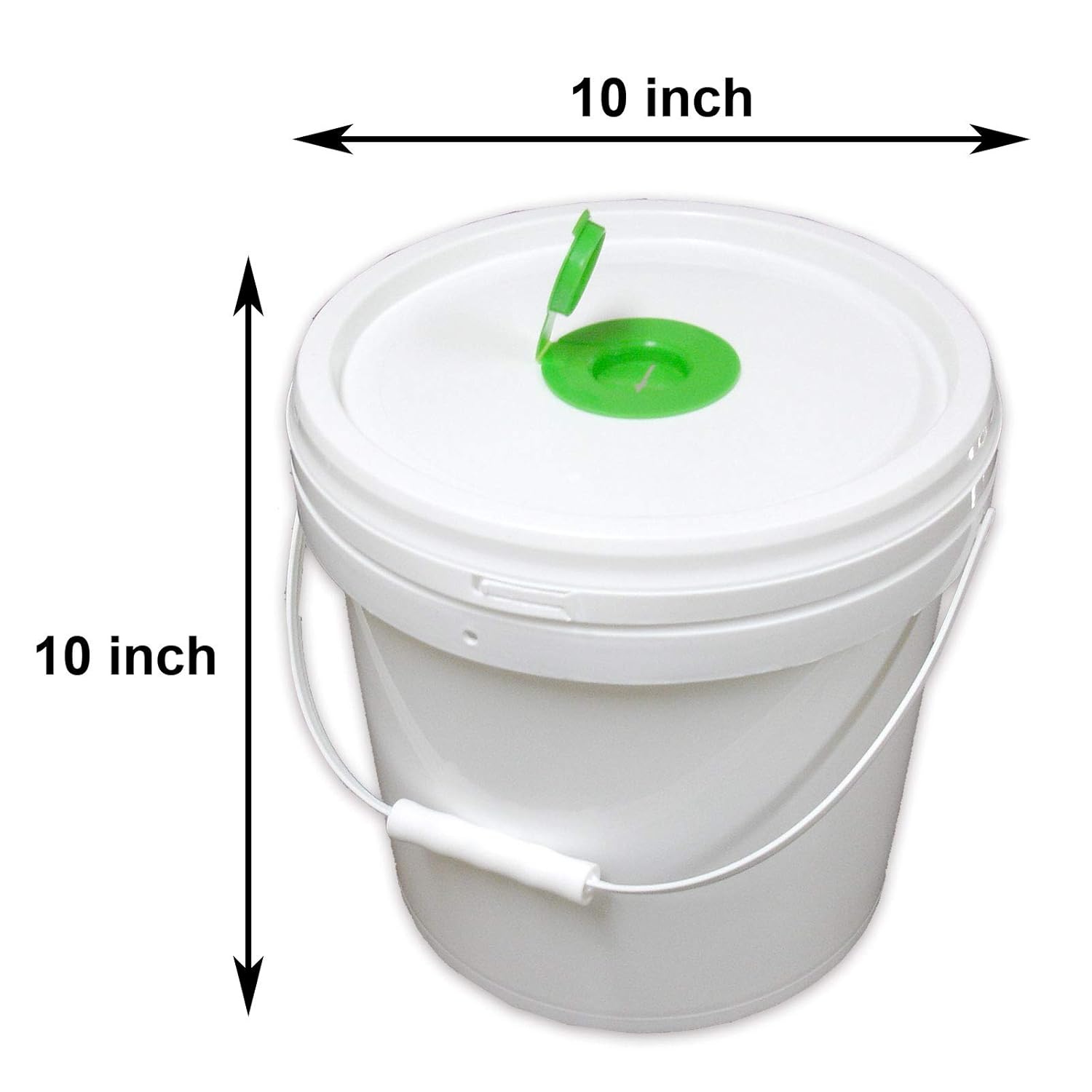 Texas Ragtime Eagle Wipes Gym Wipes Roll (1600 Wipes) with Plastic Dispensing Bucket 10 inch Width x 10 inch Height Pop Up Lid Economical Ideal for Yoga, Pilates & Gym (800CT-ALX2): Industrial & Scientific