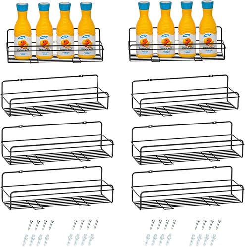 Organizador de especias para colgar especias, estante de almacenamiento para condimentos, almacenamiento adicional para cocina, despensa, armario,