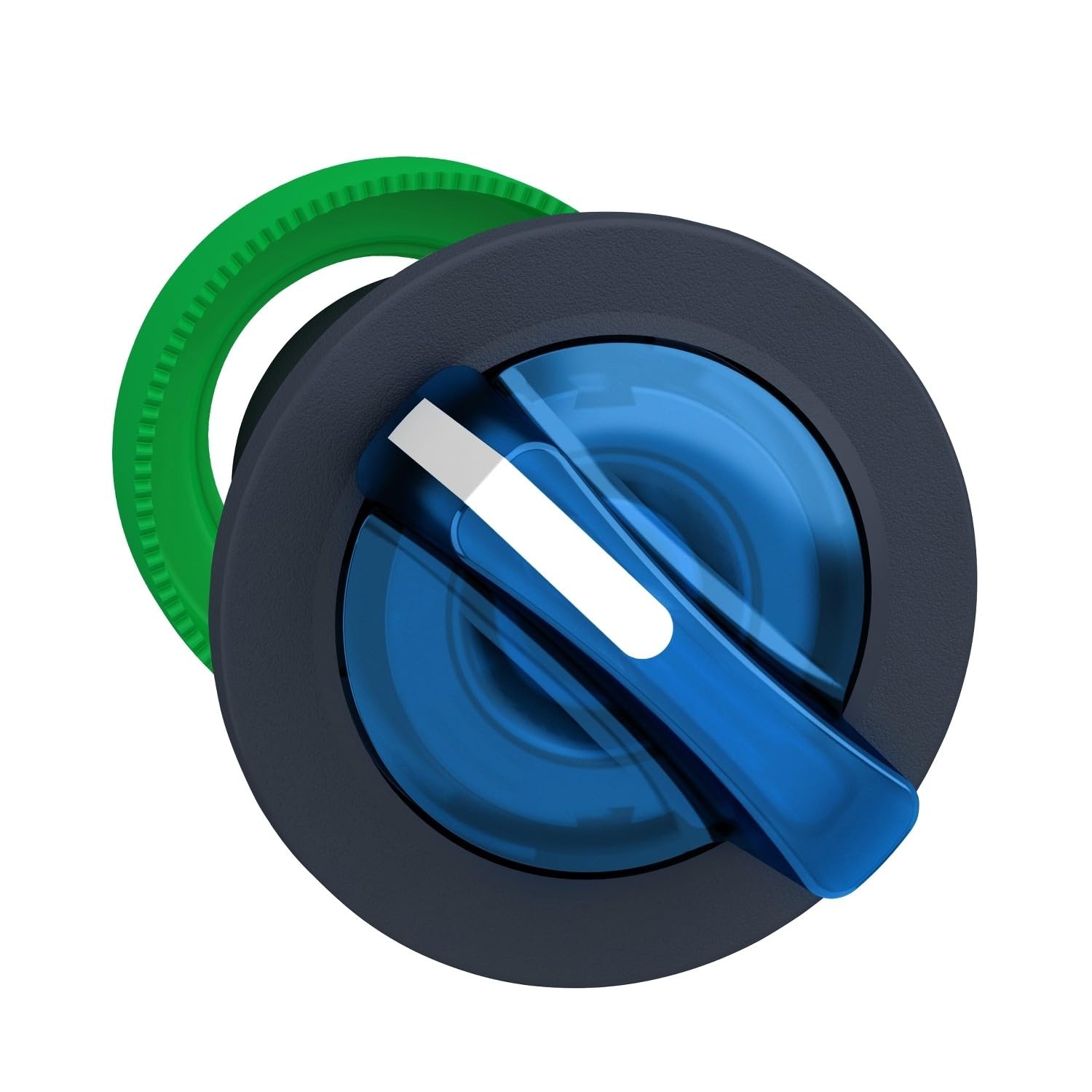 CABEZA SEL FLUSH LUM AZUL 2 POS RETORN I bouton sélecteur affleurant bleu