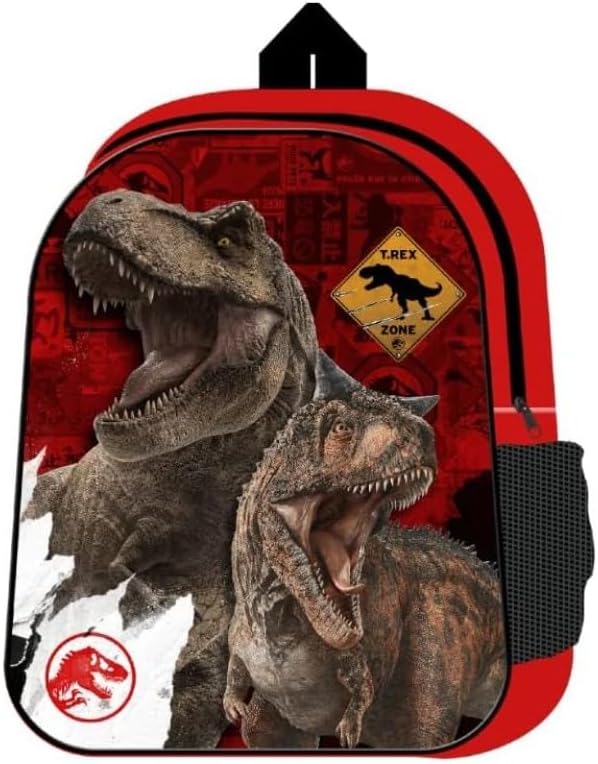 Boys/Girl's Children's Backpack School and Travel Bag For Kids, Jurassic World - T-rex Zone