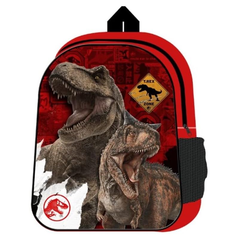 Boys/Girl's Children's Backpack School and Travel Bag For Kids, Jurassic World - T-rex Zone