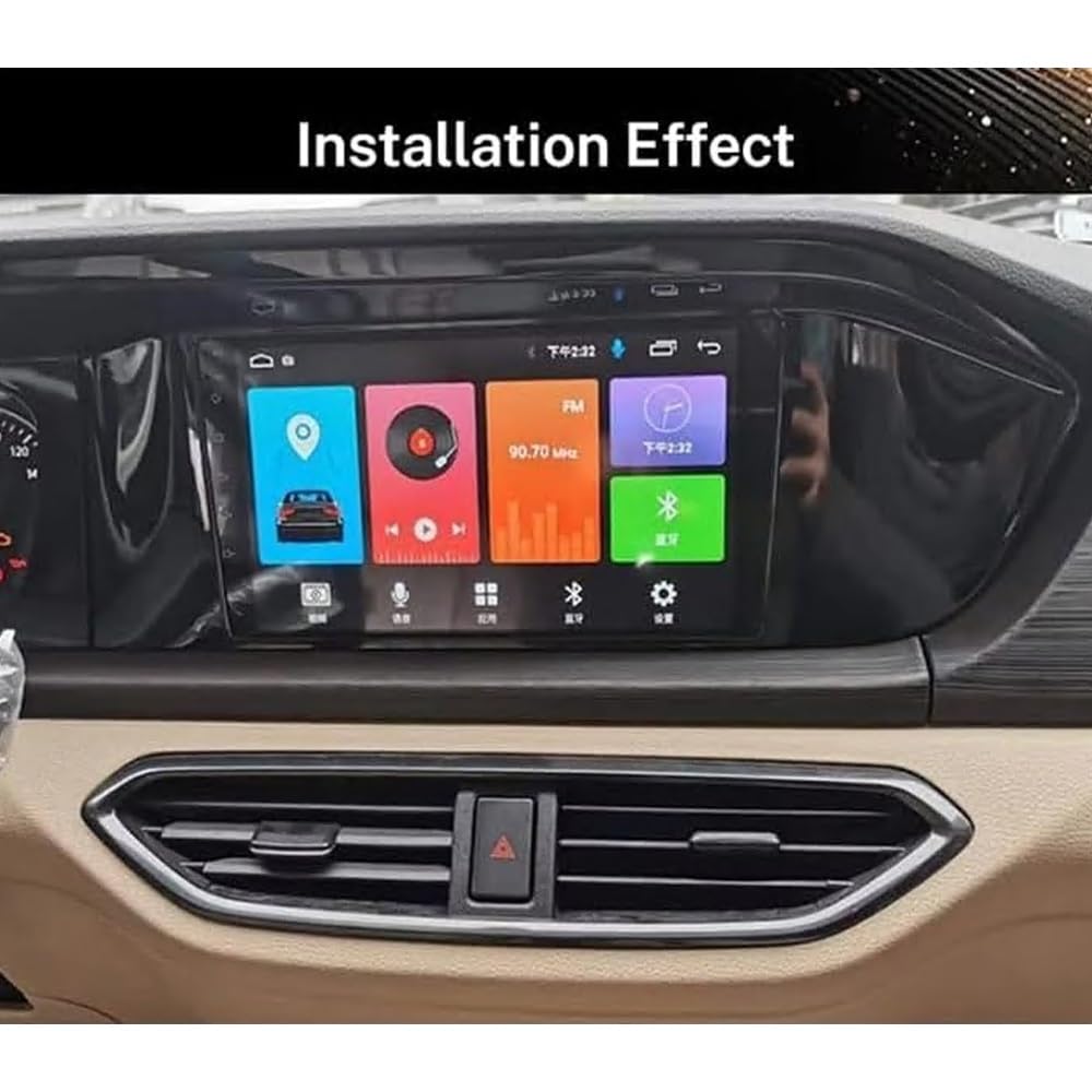 Radio Samochodowe dla Changan Kuayuexing V5 V3 2021 Z Bluetooth, Fm, Aux, Nawigacją Mapową I Asystentem Głosowym, 4 Rdzeń 1G+16G