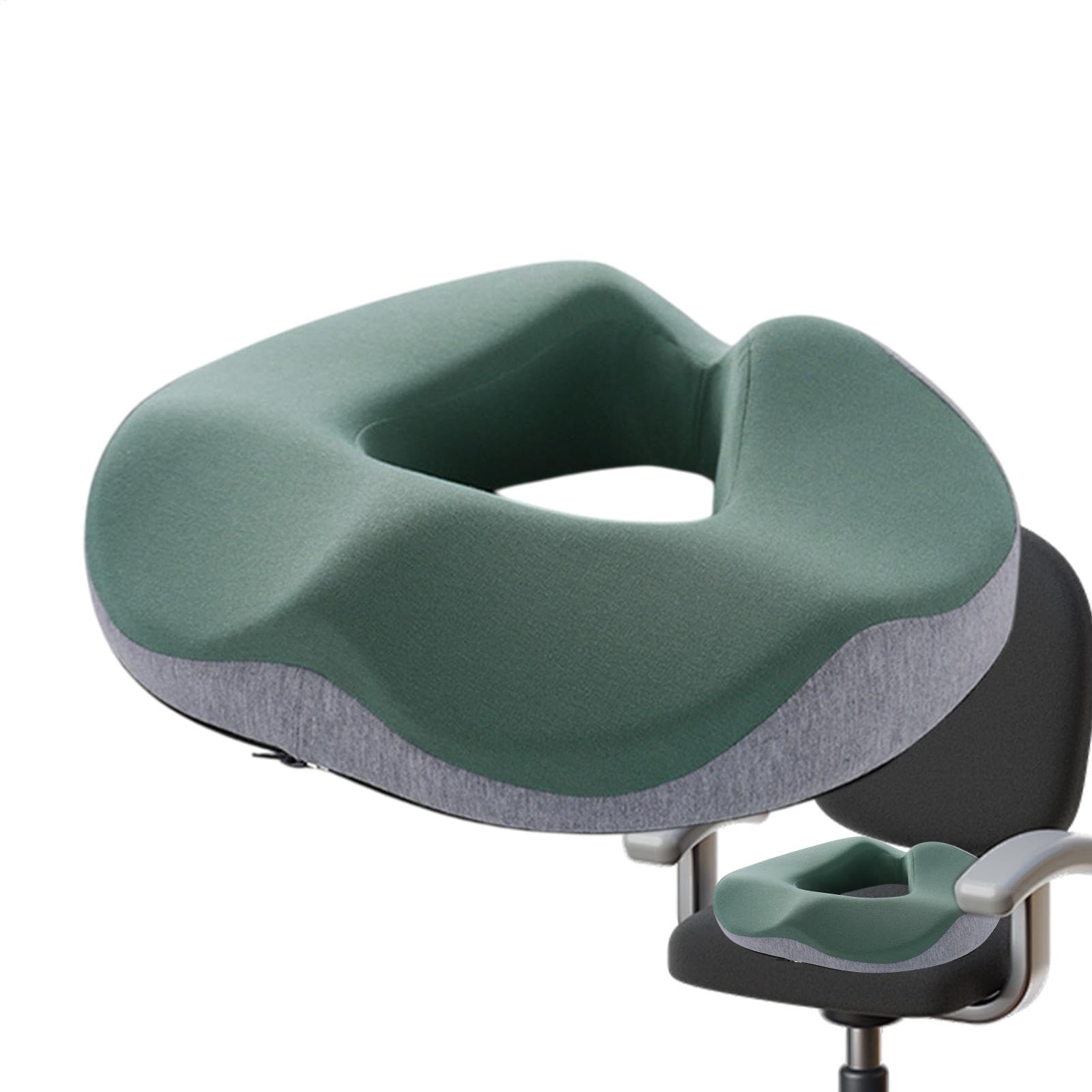 Coussin de chaise de bureau ergonomique en mousse donut pour assise prolongée