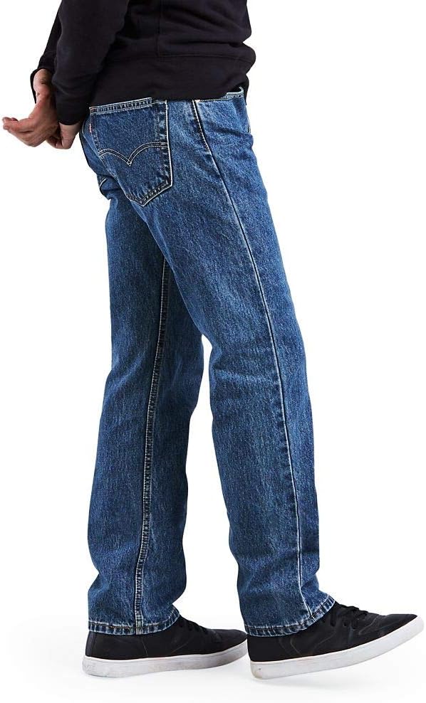 Levi's Men's 505 Regular Fit Jeans (Also Available in Big & Tall) Standard 29W x 30L Medium Stonewash
