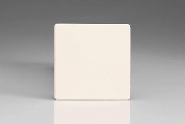 Varilight Primed Ready to Paint Flat Plate Screwless Single Blank Plate