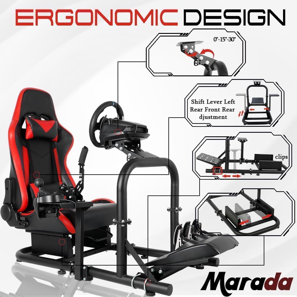 Marada Racing Simulator Cockpit with Gaming Race Guam | Ubuy