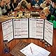 DND DM Screen 5e, D&D Dungeon Master Screen 3D Kunstleder 4 Panel Game Master Screen mit anpassbaren Einsätzen – Dungeons and Dragons GM RPG Zubehör Geschenk für Männer oder Frauen
