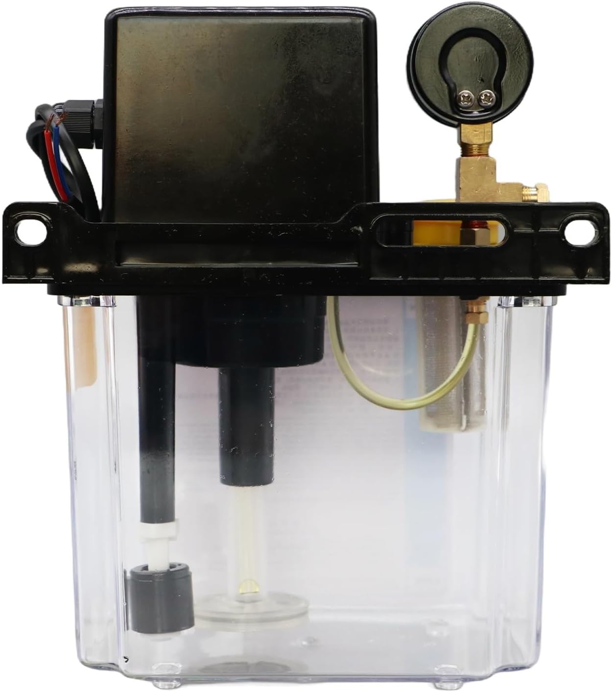 1pc 2L Automatic Lubrication Oil Pump AC220V 110V Electromagnetic Lubricator Router Lathe Milling Drilling Machine 4mm 6mm Outlet(AC110V,2L 6mm Dual Display)