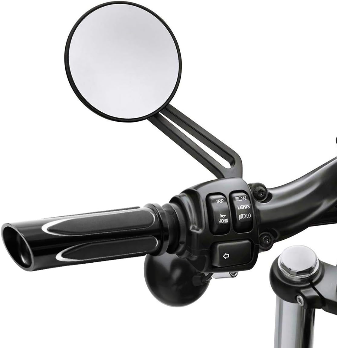 TCT-MOTORPARTS Electric 1'' Handlebar Bar Hand Grips Fit for Harley Touring