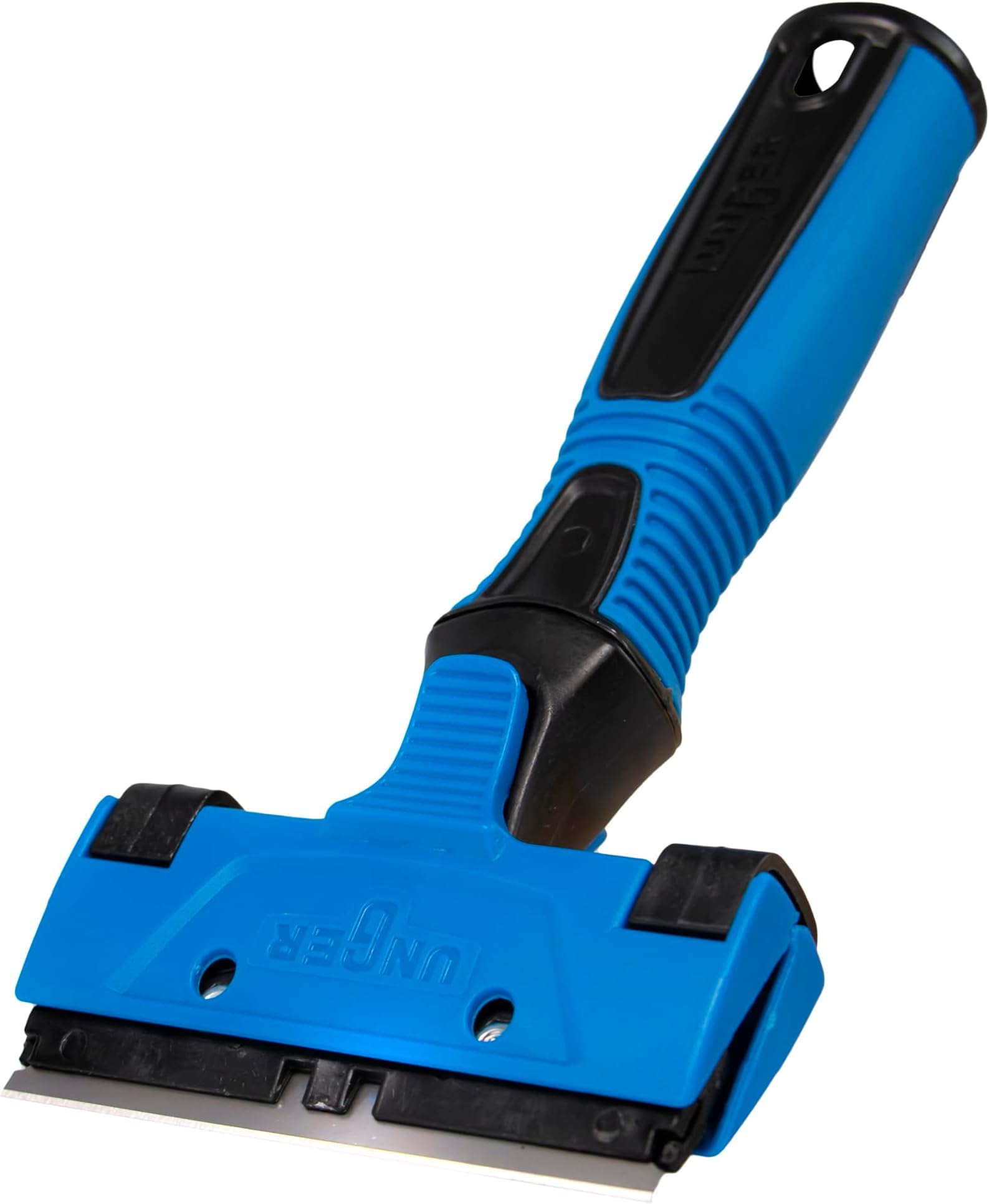 Unger Professional Connect and Clean 4" All-Purpose Scraper, Window, Glass, and Floor Scraping Tool Supplies, Adhesive Removal, Gum, Stickers, Paint Removal, Dual-Sided Blade (Pack of 10)