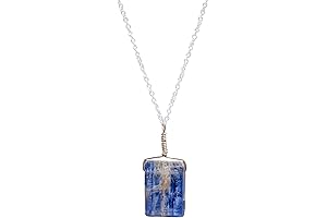Kyanite Raw Pendant Necklace: Embrace Serenity and Healing Energy