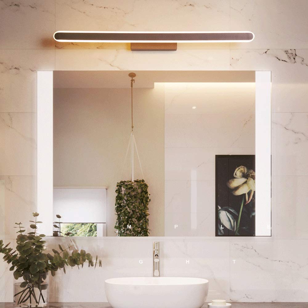 lampade da parete, Lampada da parete in alluminio c/luce a specchio a LED 15 W, 40 cm