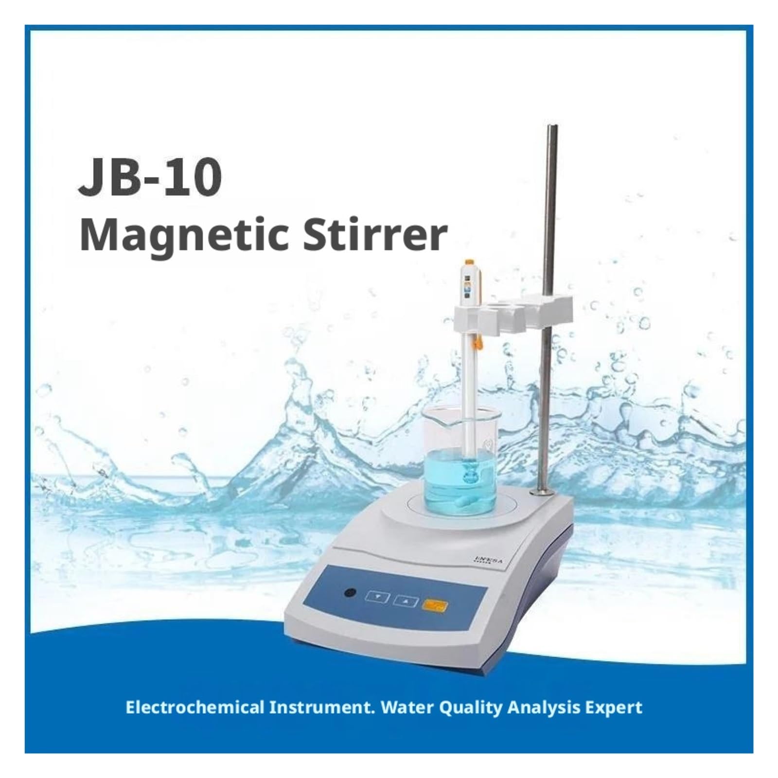 Wytrząsarka Orbitalna, Mieszadło magnetyczne JB-10 laboratoryjne 1000 ml 0-1500 obr./min Mieszalnik cieczy Płytka mieszająca