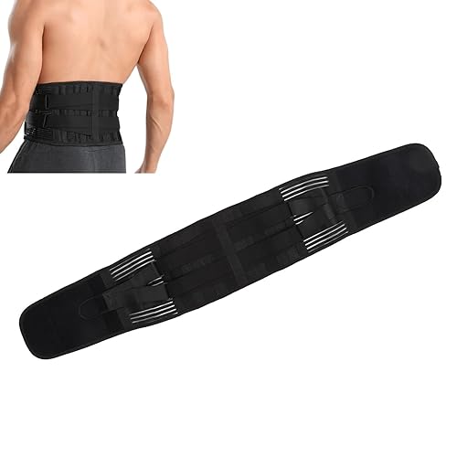 Soporte lumbar para espalda baja, cinturón de apoyo para espalda baja, cinturón de apoyo transpirable para ciática, cinturón de compresión doble