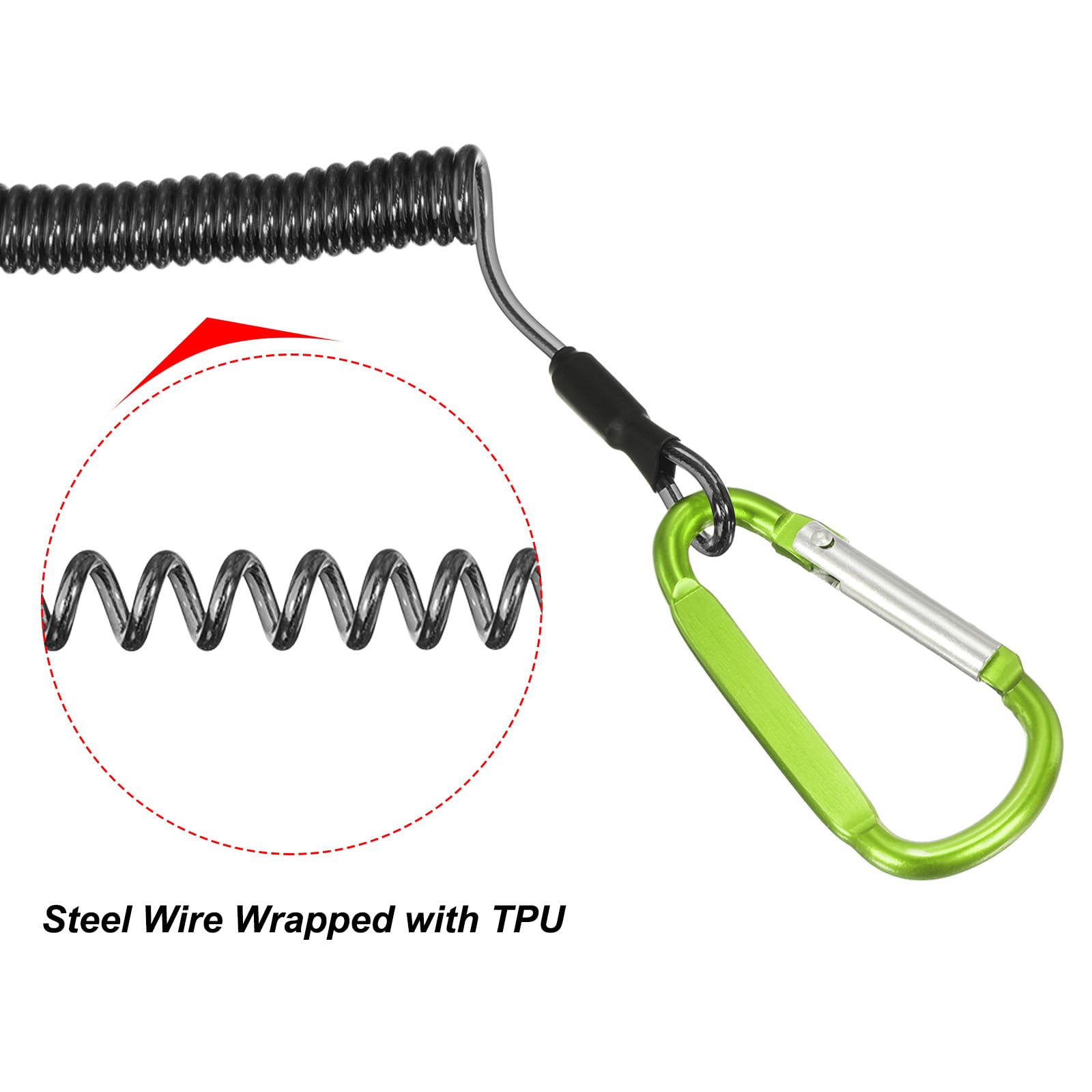 Slip Pêche Serrure Outil Acier Inoxydable Poisson Matériel Fermoir