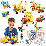 Ein Spielzeug, das Ihr Kind Zum Spielerischen Lernen Anregt -- Die Bausteine ​​von Vatos bieten eine Vielzahl von Projektideen und sind einfach zu montieren. Ermutigen Sie Ihr Kind, spielerisch zu lernen! Dieses VATOS STEM-Spielzeug wurde speziell entwickelt, um die Hand-Auge-Koordination Ihres Kindes zu verbessern, die Feinmotorik zu beherrschen, das logische Denken zu verbessern und die Fähigkeiten zur Problemlösung zu verbessern.