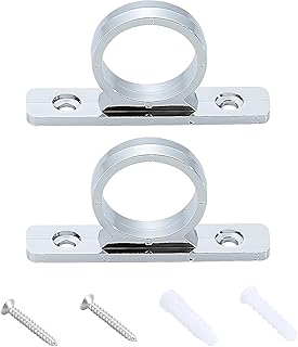 DF-SA155-CP RV Shower Hose Guide Ring - Mounting Screws Included, 2 Pack Chrome Polished