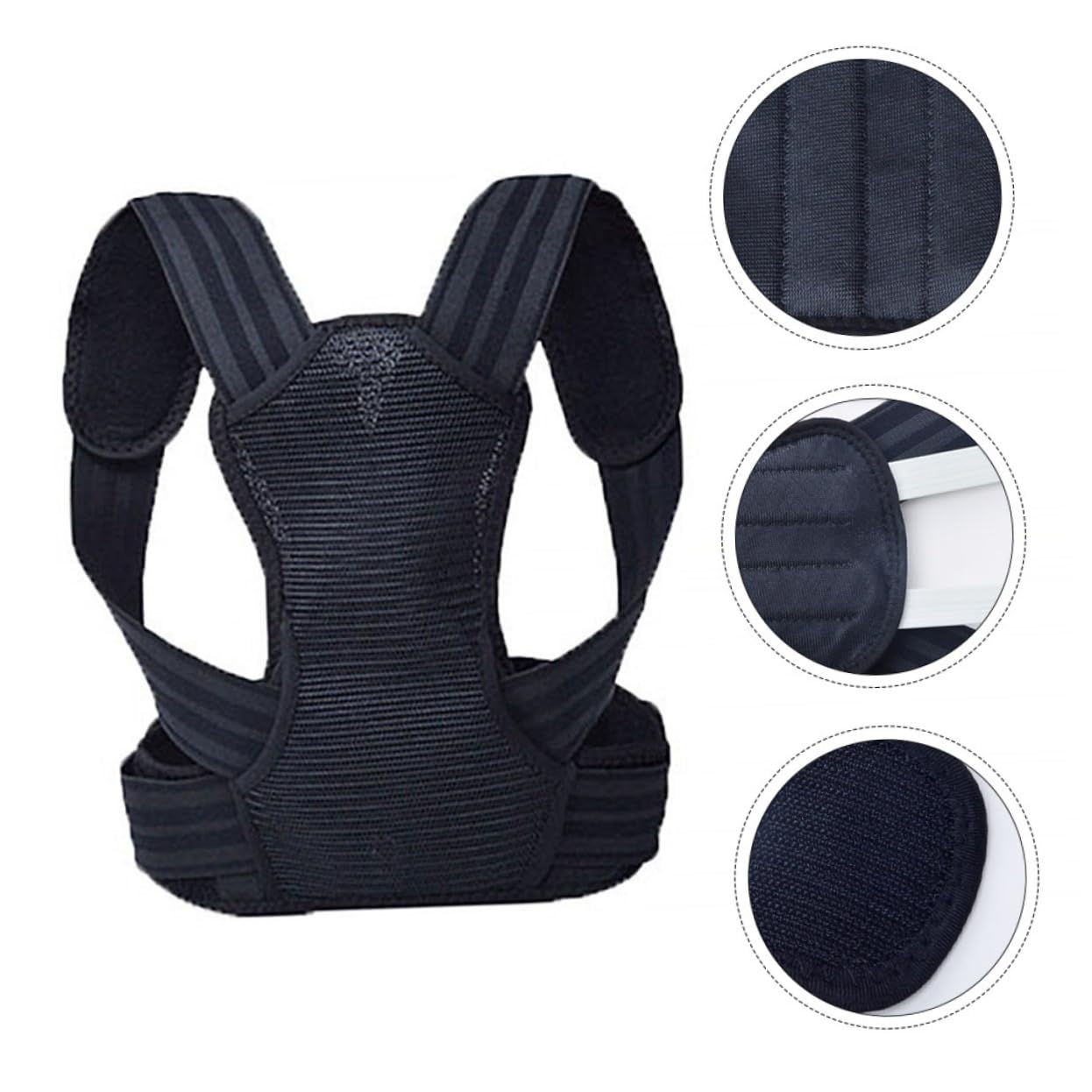 SECFOU Back Pain Relief Lower Back Support Women's Ergonomic Posture Corrector Belt