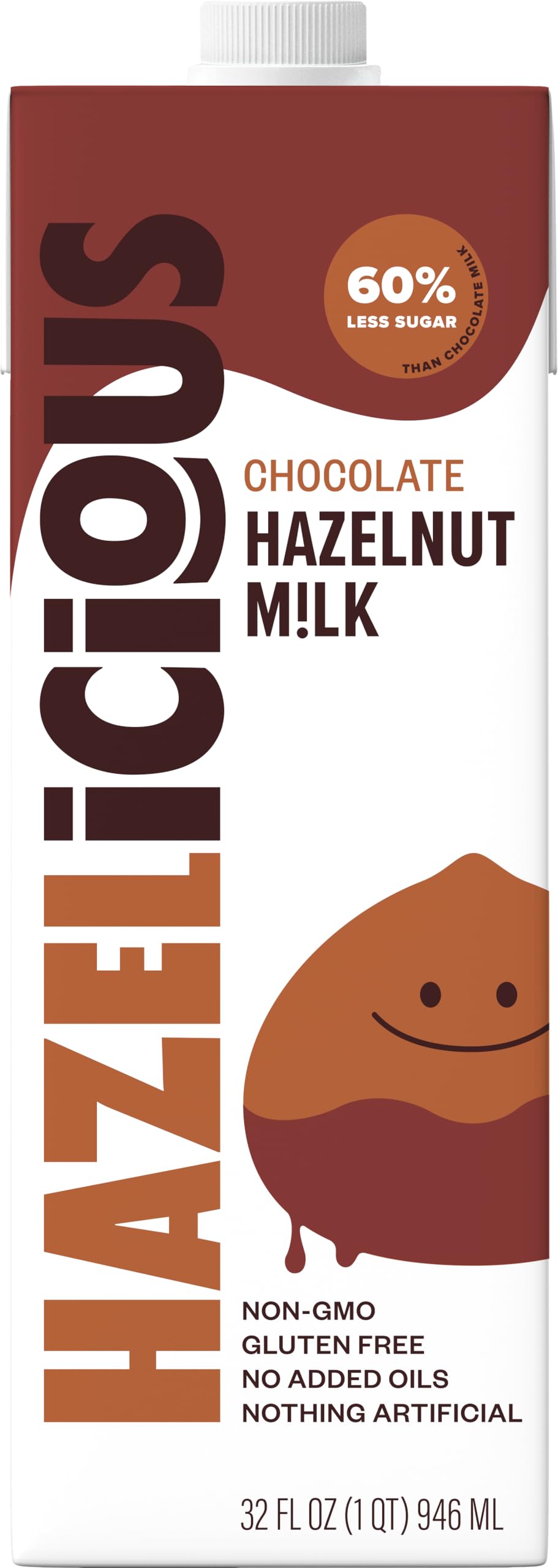 Amazon.com: Hazelicious Chocolate Hazelnut Milk, Non-Dairy Plant