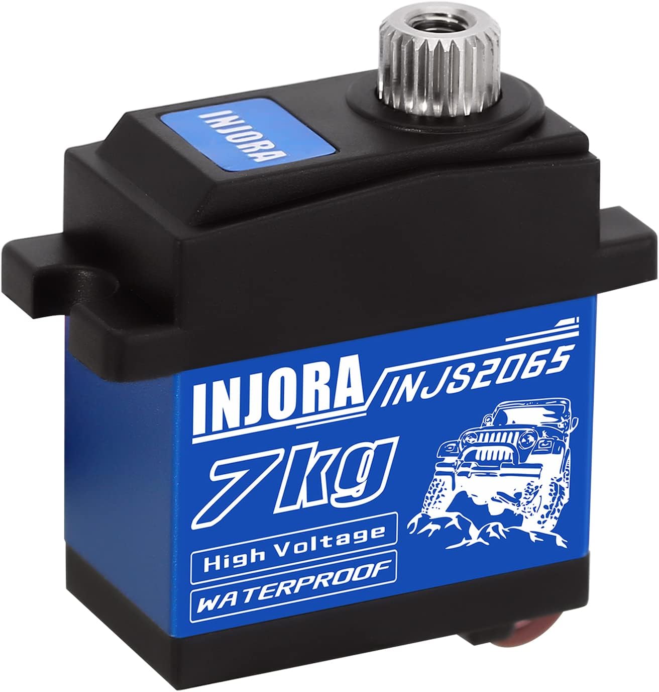7KG 2065 Digital Servo Waterproof High Voltage Sub-Micro Shift Servo for TRX4M TRX4 TRX6 SCX10 III 1/10 RC Crawler Car,1pcs