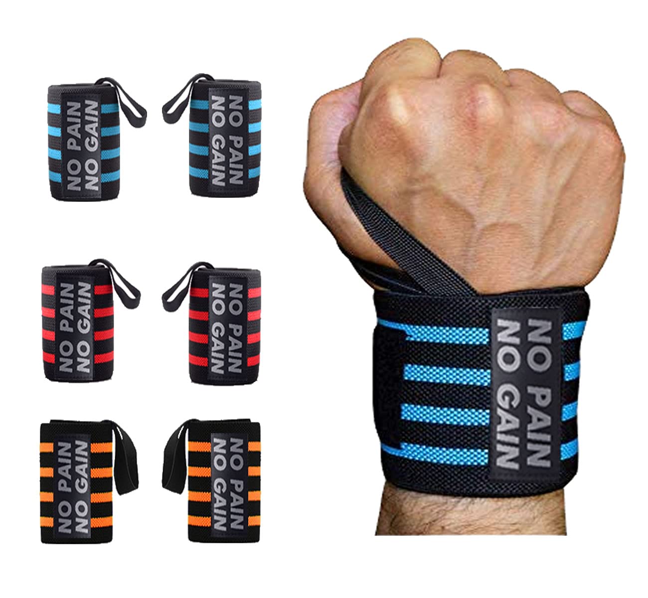 Buy 6 Pieces Wrist Wraps Wrist Straps Wrist Braces Wrist Support