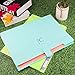 6 Pack Plastic Expanding File Folder 5 Pocket,Accordion Document Organizer,A4 Letter Size,with 80Pcs Colored Paper Clip and 48Pcs File Folder Labels for School Office Business Use
