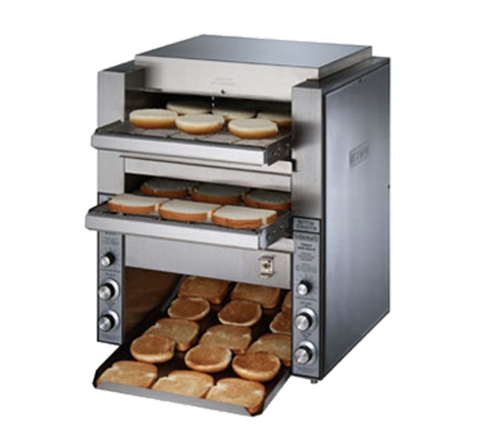 Star Manufacturing High Volume Double Conveyor Toaster by Star Micronics – Silver, Model DT14