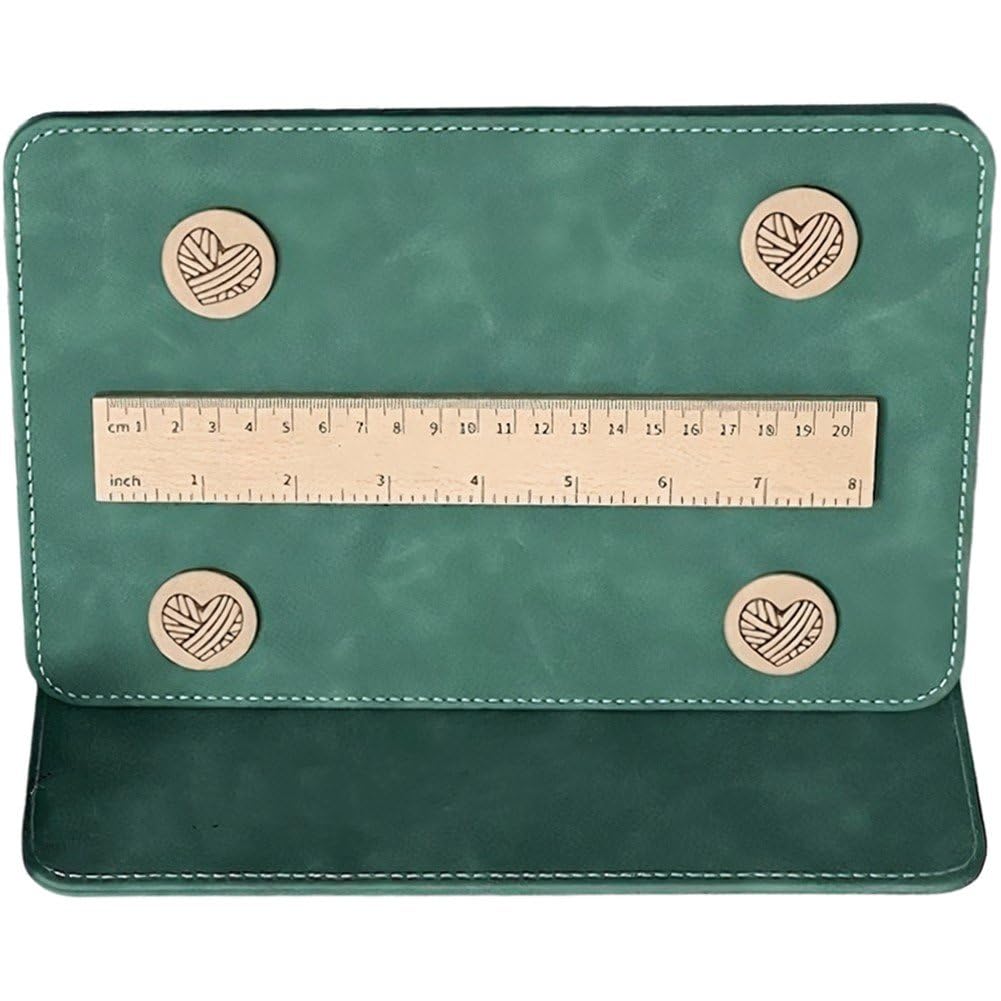 Soporte plegable para patrones de tejido y organizador de gráficos de punto de cruz para mesa