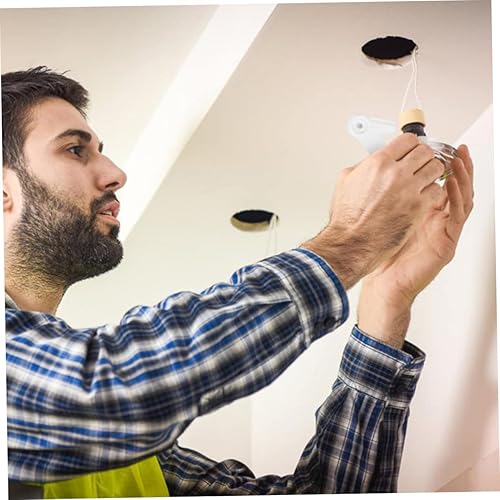 Miniatura 7 de 100 Uds. Luz de techo Tarjeta Pies Pantalla giratoria Fijación Celing Luz Pantalla Abrazaderas Cubierta de la Lámpara Clip Soporte de Plástico