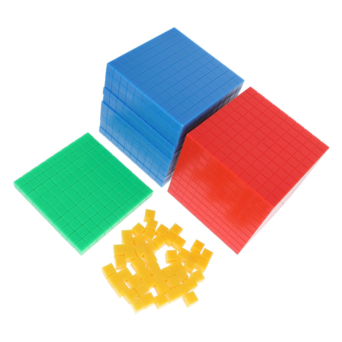 Cubo Conteggio Matematica Plastico per Ragazzo Ragazza | Gioco Apprendimento, Sviluppo Intelligenza e Percezione Spaziale, Articolo Didattico per Scuola