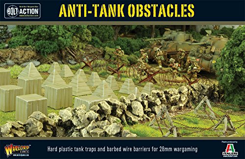Anti-Tank Obstacles Miniature Box Set pour briser les lignes de vue ennemies