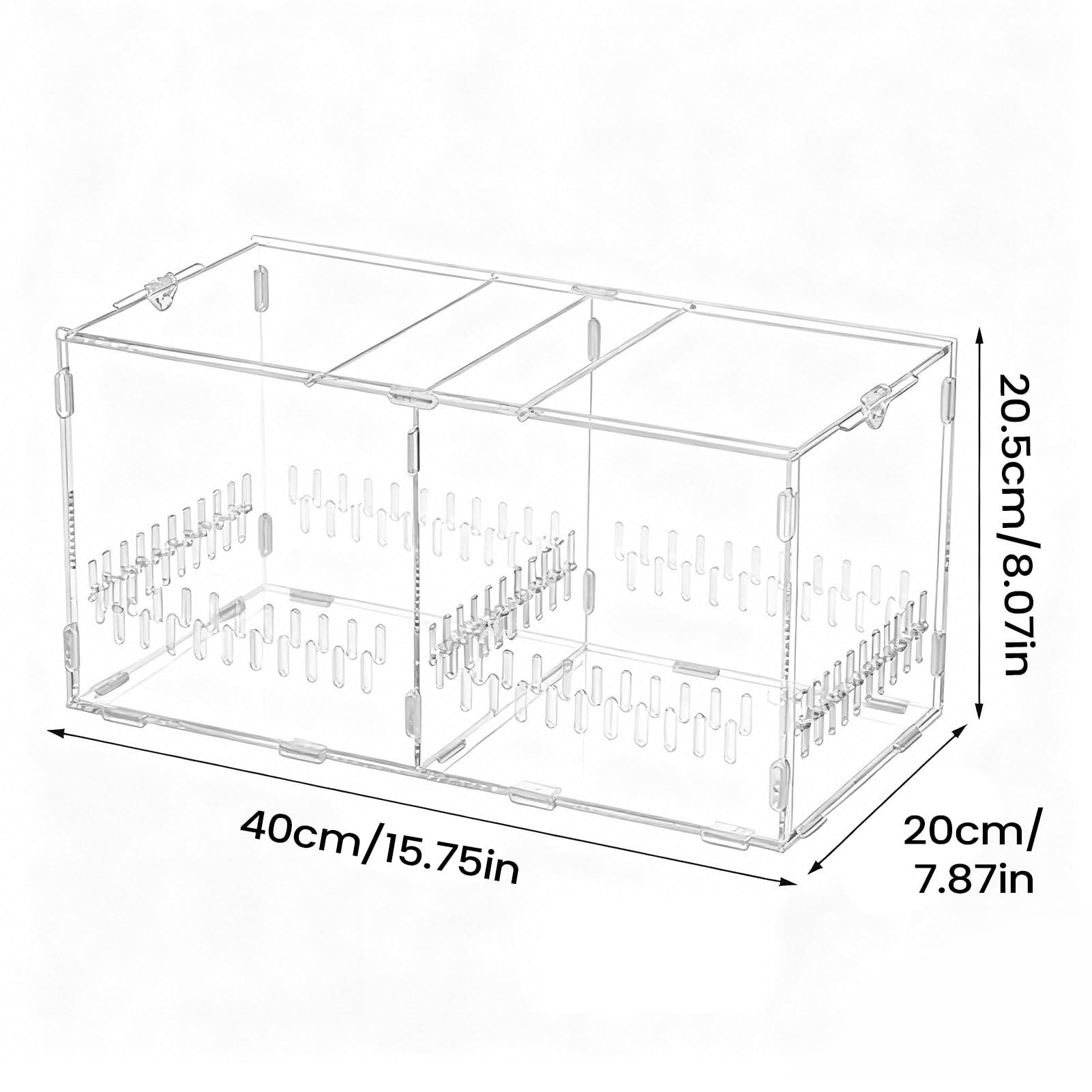 Terrarium Dla Skaczących Pająków Przezroczyste Akrylowe Terrarium