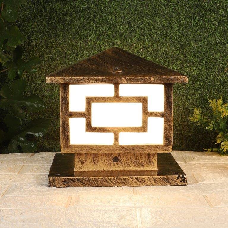 Image of ELIANTE Gate Lights | 3 Years Warranty | Free - LED LAMP (Amber - Small)