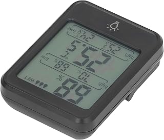generic Mini Thermometer Hygrometer Digital Thermometer Hygrometer Professional Electronic Humidity Temperature Meter with LCD Display for Indoor Outdoor