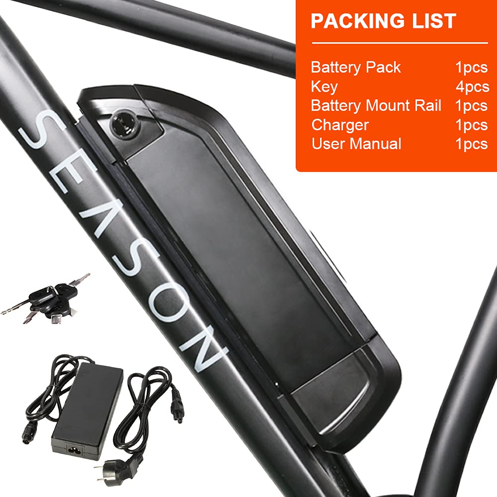 SEASON 36V Ebike Batteria (SF-06) 11.6Ah /14Ah Batteria di ricambio JCEB360-11.6 per Bicicletta Elettrica Pedelecs da Fischer, Bianchi