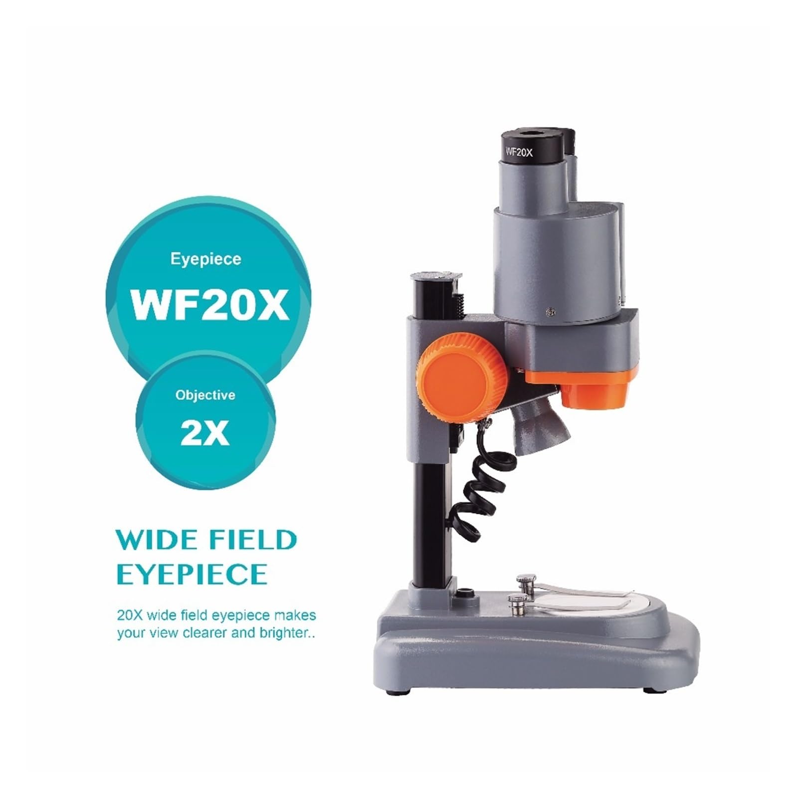 Microscopio estereoscópico Binocular 40X con luz LED Superior for Soldadura de PCB y muestras minerales, Herramientas ampliamente utilizadas