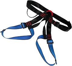 LearnLyrics Arnés De Escalada Para Hombre | Arnés De Escalada Semi-Corporal - Equipo Exterior Reforzado, Arnés Cómodo Para Montañismo, Bloque Y Rescate