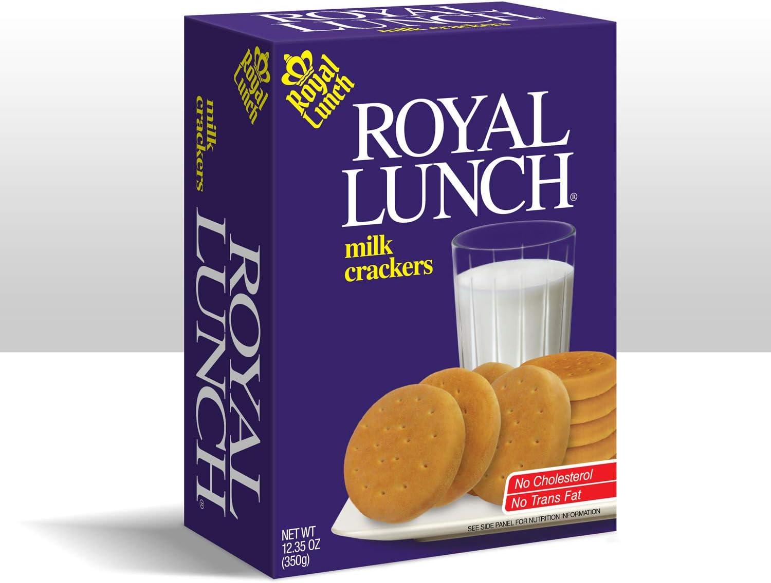 Royal Lunch Milk Crackers 4-pack - 12.35oz each box